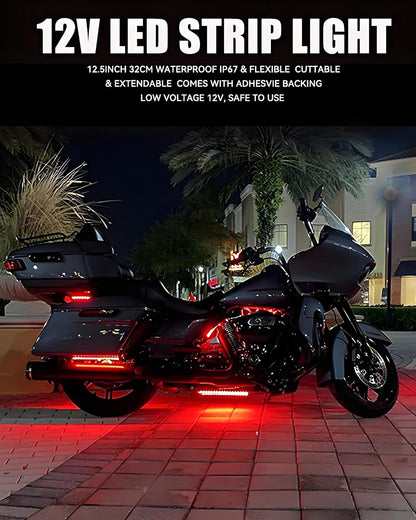 Keiurot 12V LED Light Strip – Birthday Gift for Car & Truck Modders, 7 Color 4-Pack