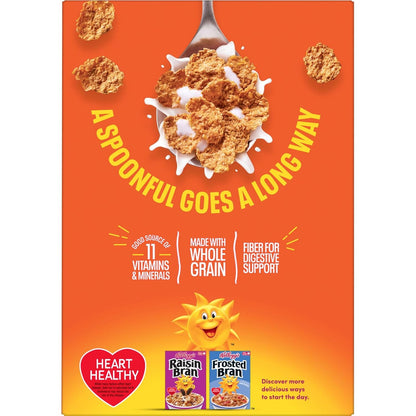 Kellogg's Frosted Bran Cereal – Desk Drawer Snack for Office and Study, Ready in Seconds