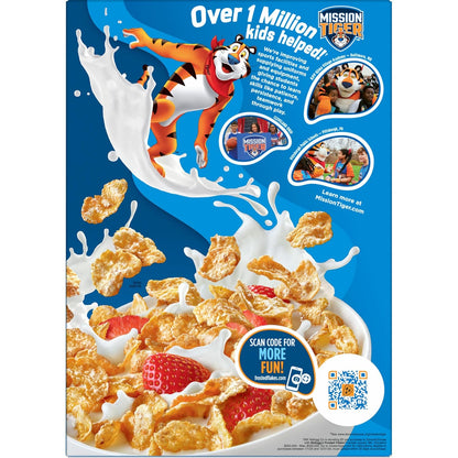Kellogg's Frosted Flakes Cereal, 28.5 oz Giant Size, Quick Breakfast and Desk-Side Snack for Busy Workdays