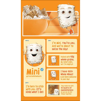 Kellogg’s Frosted Mini-Wheats – Grab-and-Go Office Desk Snack for Focused Workdays, 29.5oz Giant Box