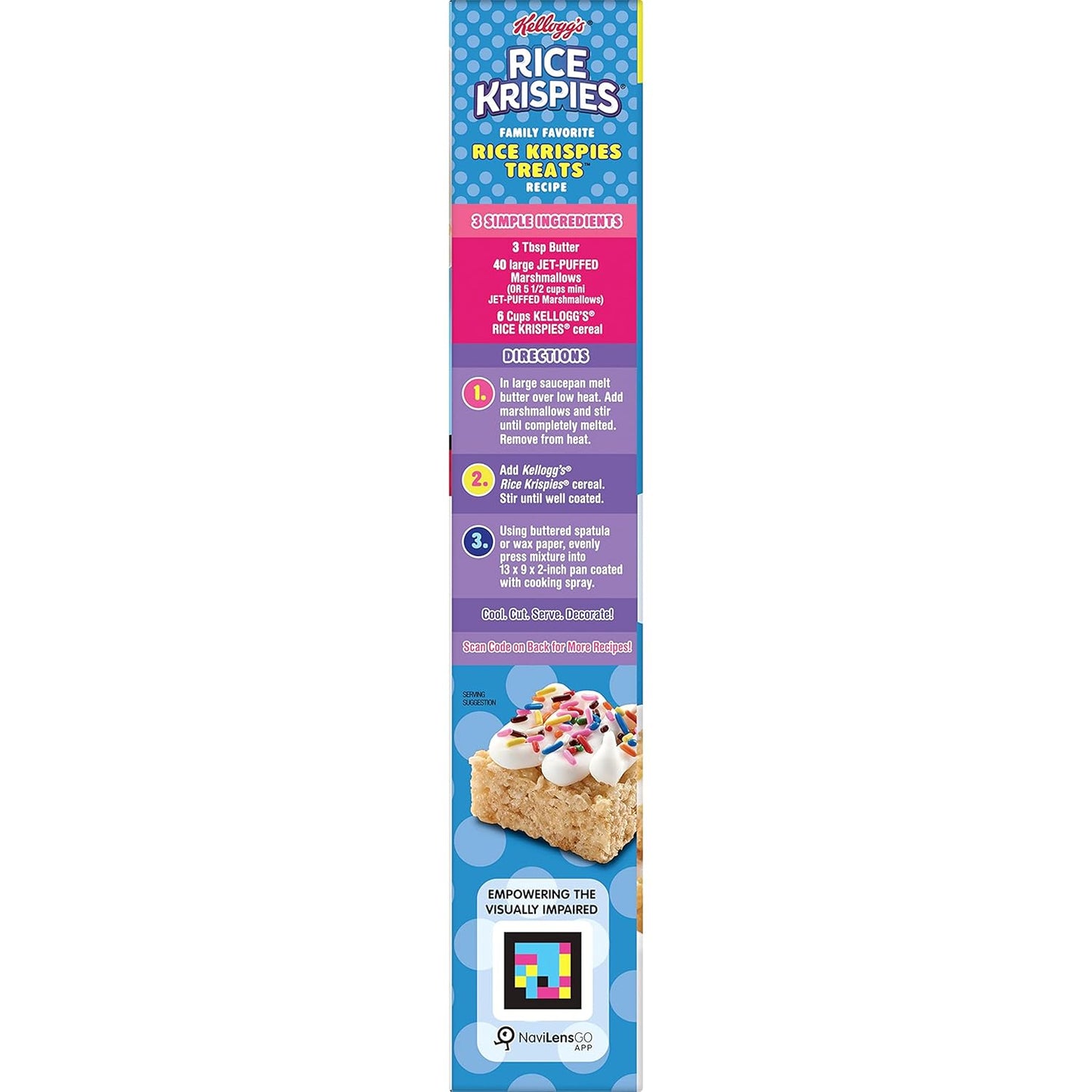 Kellogg's Rice Krispies Cereal – Lunchbox Snack for After-School Bites, Giant Family Size