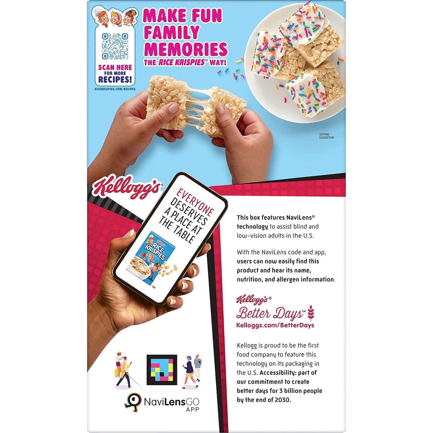 Kellogg's Rice Krispies Cereal – Lunchbox Snack for After-School Bites, Giant Family Size