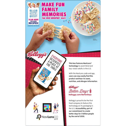 Kellogg's Rice Krispies Cereal – Lunchbox Snack for After-School Bites, Giant Family Size