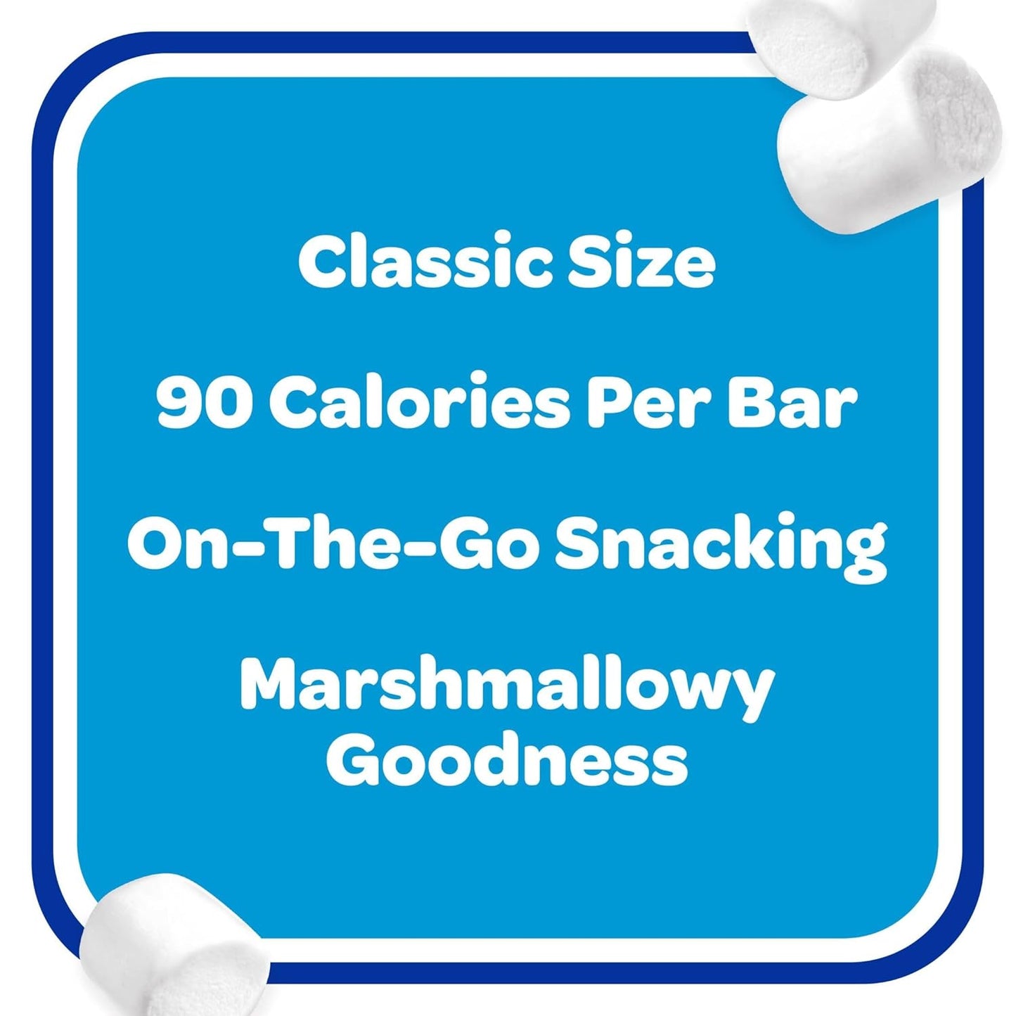 Kellogg's Rice Krispies Treats Crispy Marshmallow Squares – Desk Drawer Snack for Home Office Afternoon Pick-Me-Up, 12.4oz Box