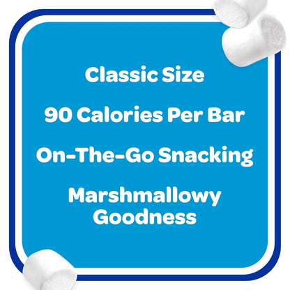 Kellogg's Rice Krispies Treats Crispy Marshmallow Squares – Desk Drawer Snack for Home Office Afternoon Pick-Me-Up, 12.4oz Box