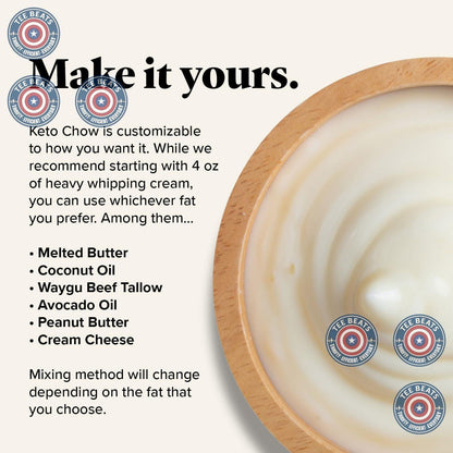 Keto Chow Chocolate Toffee – Clean Label Keto Shake Powder for Intentional Low-Carb Kitchens