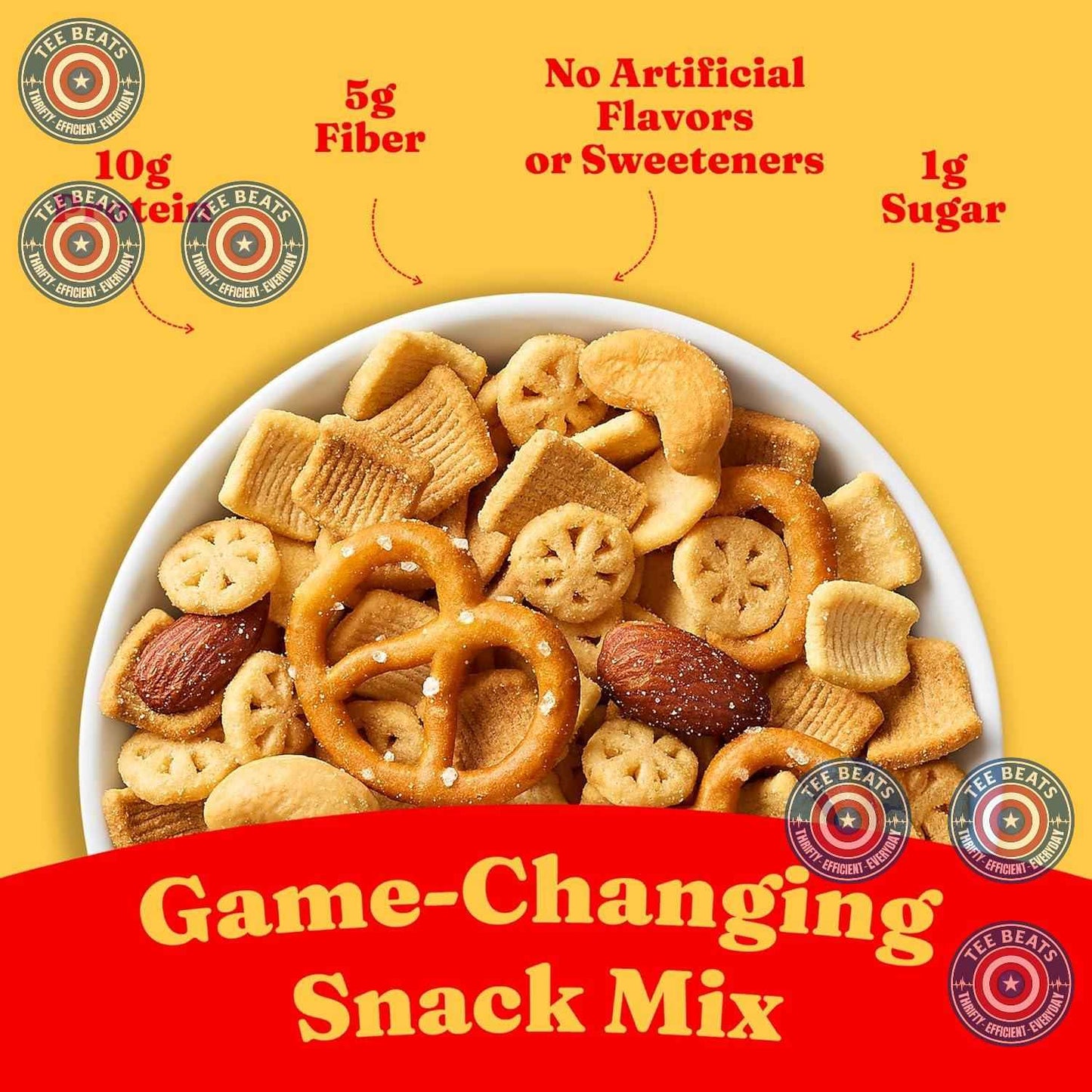Catalina Crunch Protein Snack Mix - Better for You After School Snack Mix for Kids with No Artificial Sweeteners, Lunchbox Ready, 5.25 oz