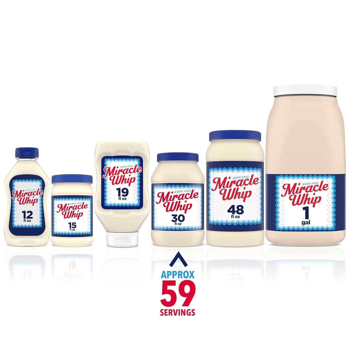 Miracle Whip Dressing 30 oz Jar – Family-Size Sandwich Spread for School Lunchboxes