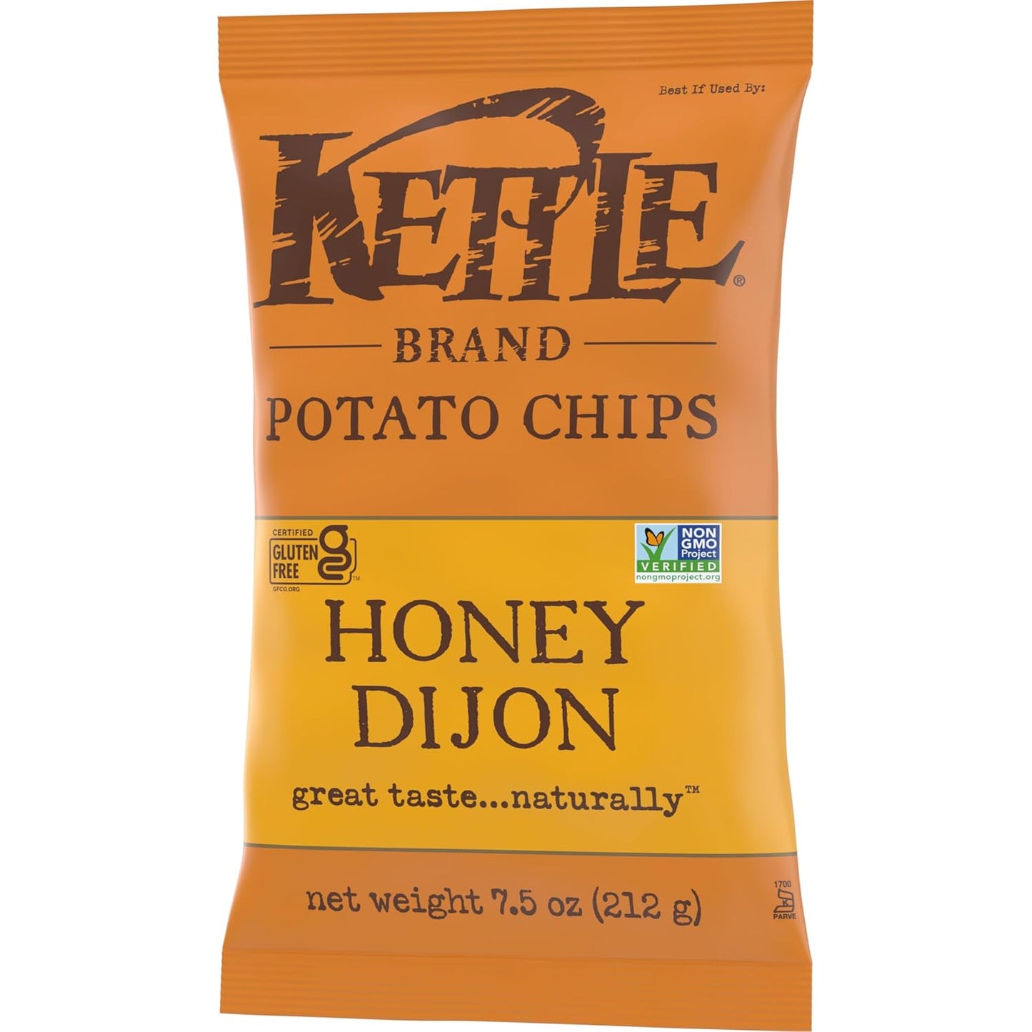 Kettle Brand Potato Chips Backyard Barbeque Kettle Chips, 7.5 Oz – Sturdy Picnic Chips for Beach Days and Hikes