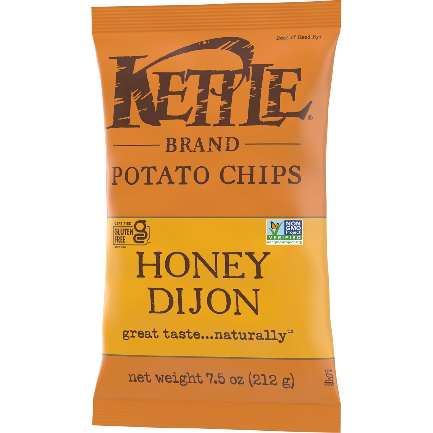 Kettle Brand Potato Chips Backyard Barbeque Kettle Chips, 7.5 Oz – Sturdy Picnic Chips for Beach Days and Hikes