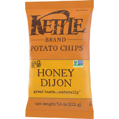 Kettle Brand Potato Chips Backyard Barbeque Kettle Chips, 7.5 Oz – Sturdy Picnic Chips for Beach Days and Hikes
