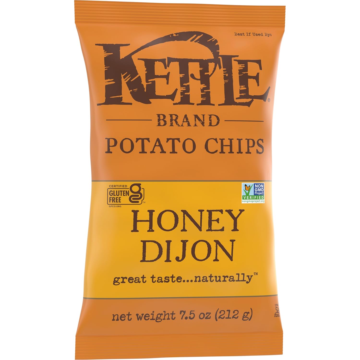 Kettle Brand Potato Chips Backyard Barbeque Kettle Chips, 7.5 Oz – Sturdy Picnic Chips for Beach Days and Hikes