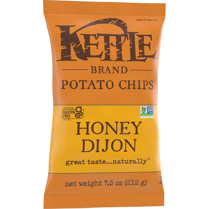 Kettle Brand Potato Chips Backyard Barbeque Kettle Chips, 7.5 Oz – Sturdy Picnic Chips for Beach Days and Hikes