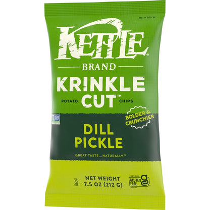 Kettle Brand Potato Chips Sea Salt Kettle Chips, 7.5 Oz – Gluten-Free Lunchbox Chips Kids Actually Eat