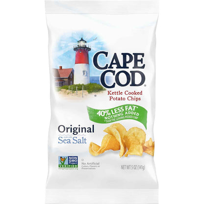 Cape Cod Potato Chips Reduced Fat – Thoughtful Better For You Snack Gift for Holidays and Birthdays