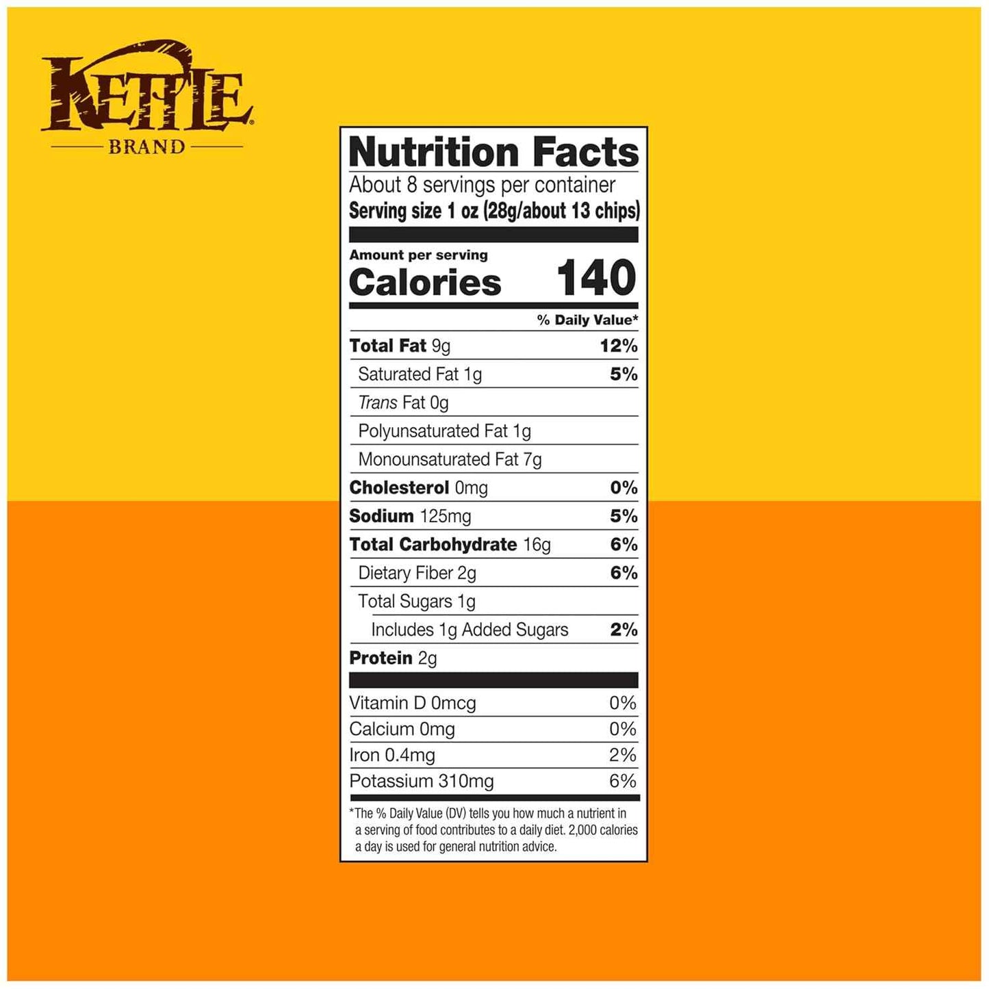 Kettle Brand Potato Chips Backyard Barbeque Kettle Chips, 7.5 Oz – Sturdy Picnic Chips for Beach Days and Hikes