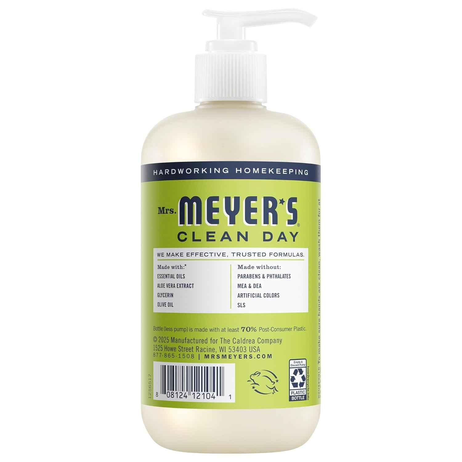Mrs. Meyer's Clean Day Hand Soap 3-Pack – Premium Housewarming Gift with 13 Scent Options