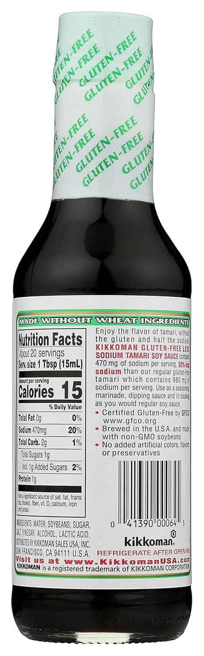 Kikkoman Tamari Gluten Free Soy Sauce – Minimalist Pantry Bottle for Clutter-Free Asian Cooking