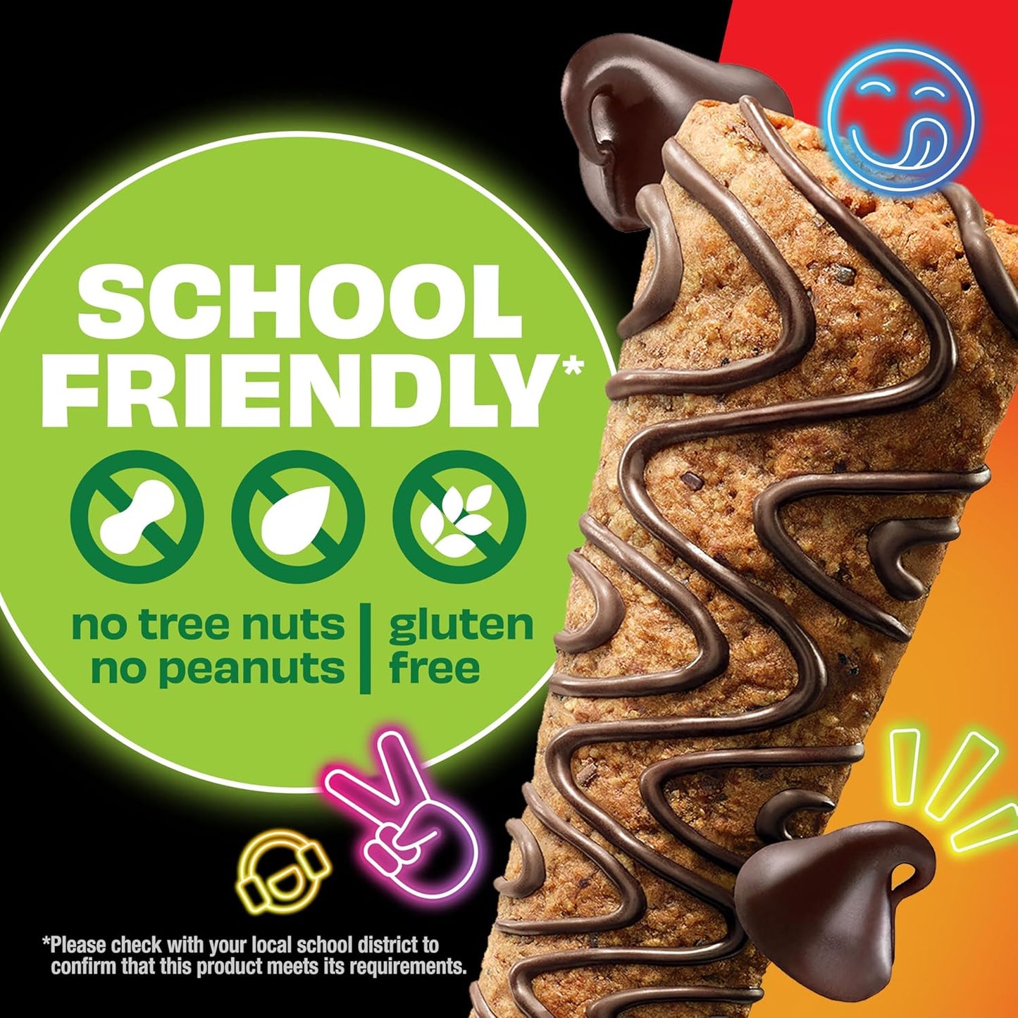 KIND Kids Nut-Free Snack Bar – Allergy-Safe Lunch Box Option for Peanut and Tree Nut Free Schools