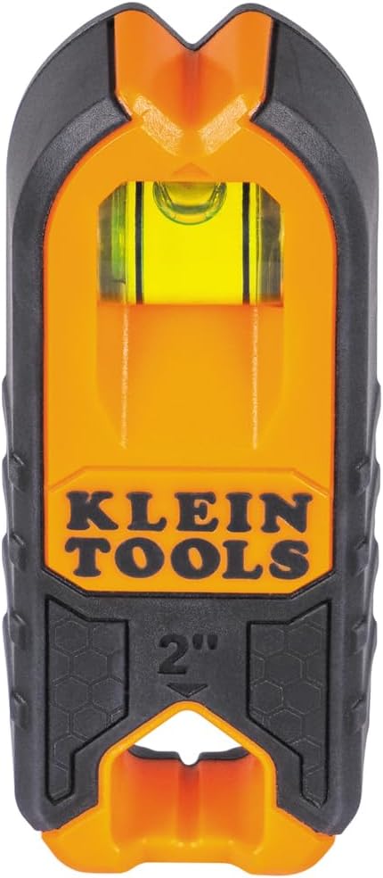 Klein Tools MSF100 Magnetic Stud Finder for Efficient Job Site Workflow, Battery-Free Metal and Wood Stud Detection with Level