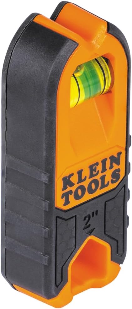 Klein Tools MSF100 Magnetic Stud Finder for Efficient Job Site Workflow, Battery-Free Metal and Wood Stud Detection with Level