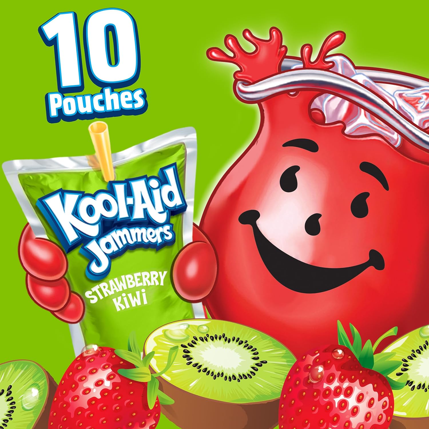 Kool-Aid Jammers Lower-Sugar Kids Drink – 75% Less Sugar Soda Alternative for Family Wellness Routines