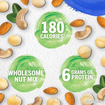 PLANTERS NUT-rition Wholesome Nut Mix, Tear-Open Lunchbox Nut Pouches for School Snacks and After-School Backpack Treats