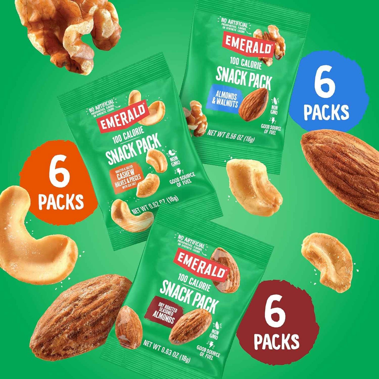 Emerald Nuts 100-Calorie Packs – Road Trip Snack That Fits in a Cupholder