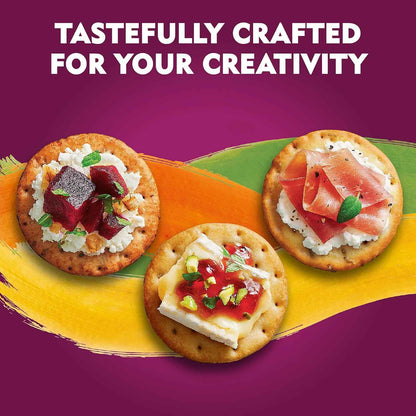Toasteds Cracker Collection – Patio Entertaining Cracker Variety for Outdoor Cheese Boards, 12oz