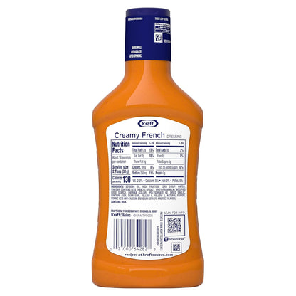 Kraft Creamy French Dressing – One Bottle for Salads and Sandwiches, 16 fl oz