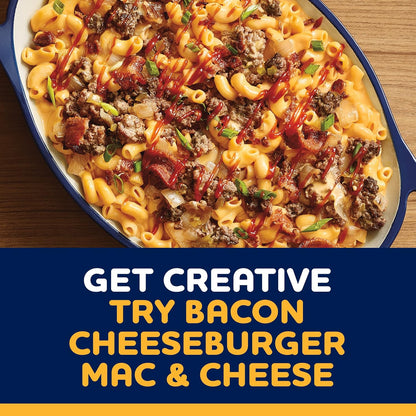 Kraft Deluxe Original Mac & Cheese – Lower-Fat Comfort Dinner Made with Olive Oil, 3 ct 14 oz Boxes