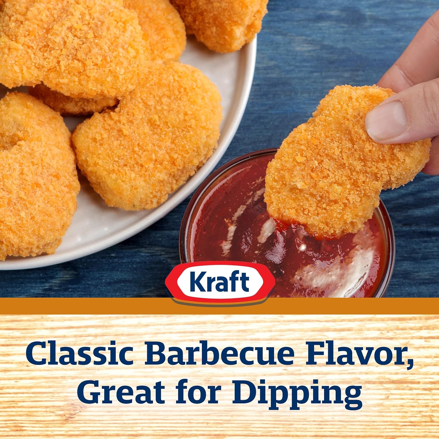 Kraft Hint of Honey Slow-Simmered Barbecue BBQ Sauce 18 oz – 60 Calorie Glaze for Health-Conscious Meal Prep