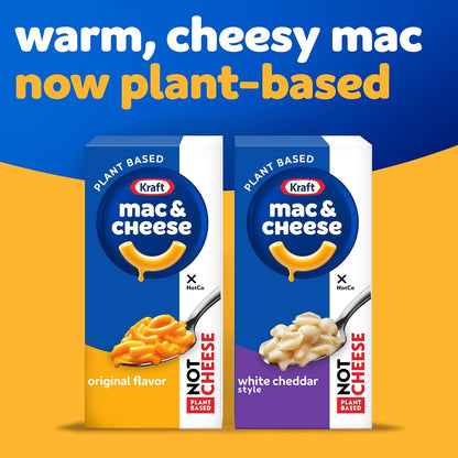 Kraft NotCo Plant Based Mac & Cheese – 8 Minute Stovetop Lunch for Busy Office Workers and Remote Home Days, 6 oz Box
