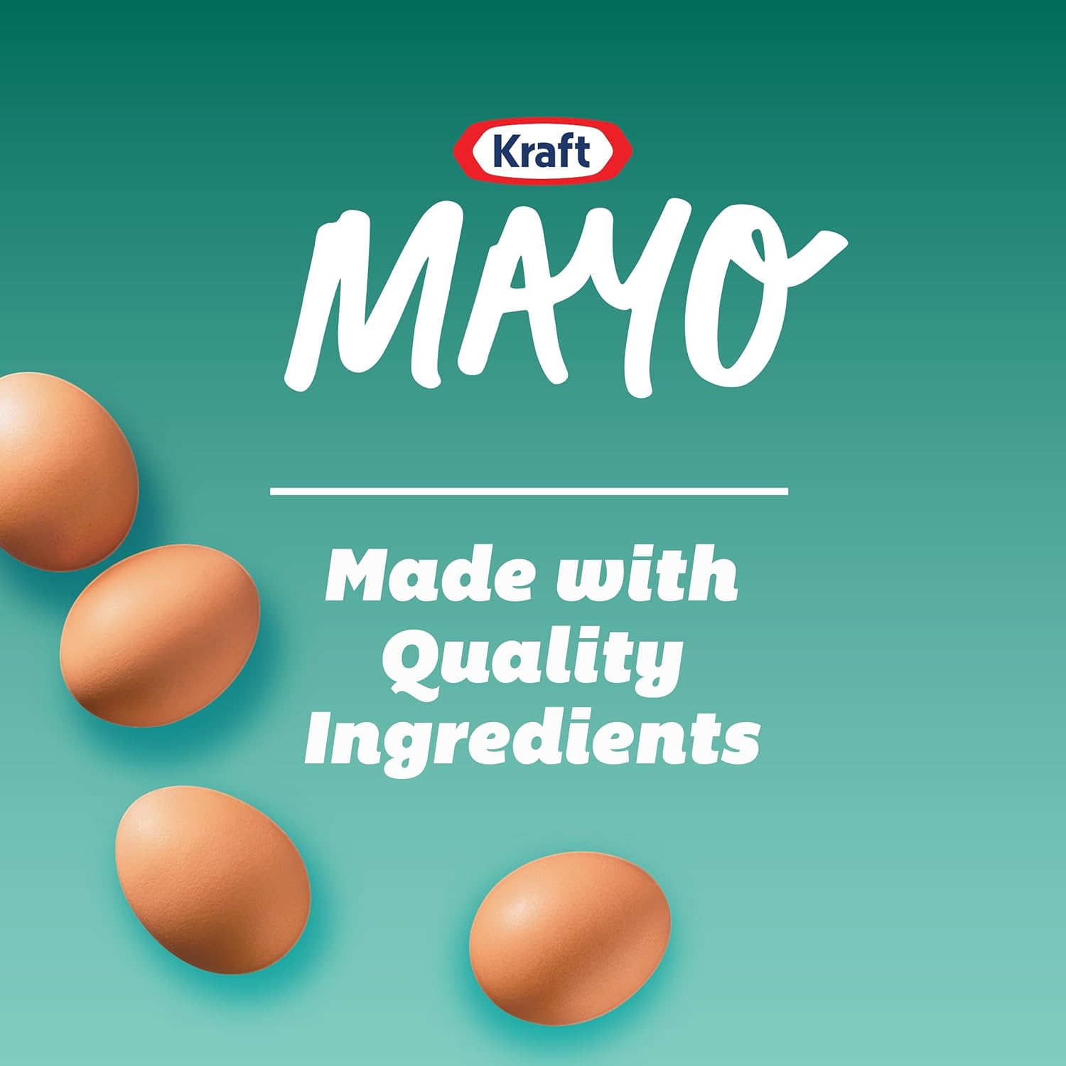 Kraft Real Mayo Creamy & Smooth Mayonnaise for Busy Home Kitchens and Quick Lunchbox Prep, 30 fl oz Jar