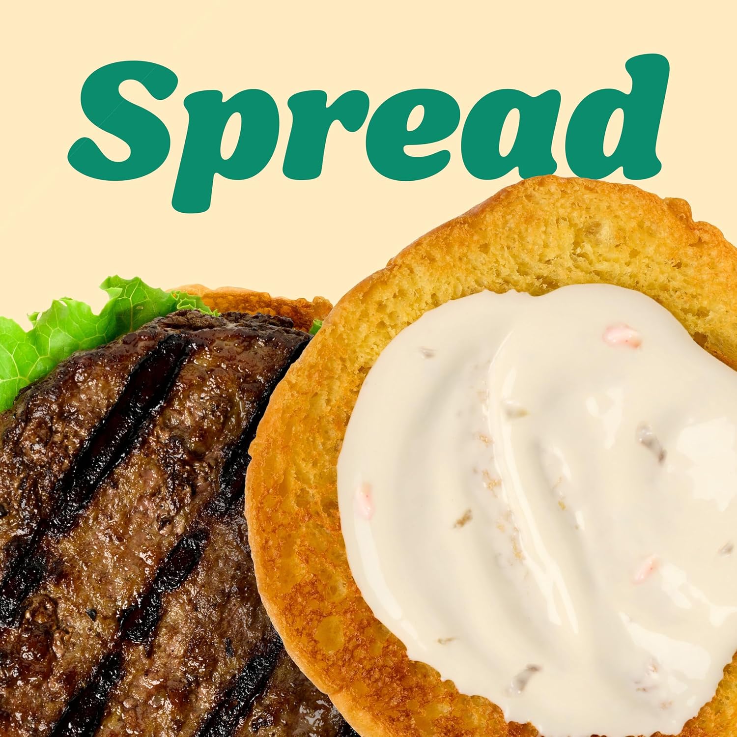 Kraft Sandwich Spread – Simple Pantry Staple for Clean Lunch-Prep, 15 fl oz Glass Jar
