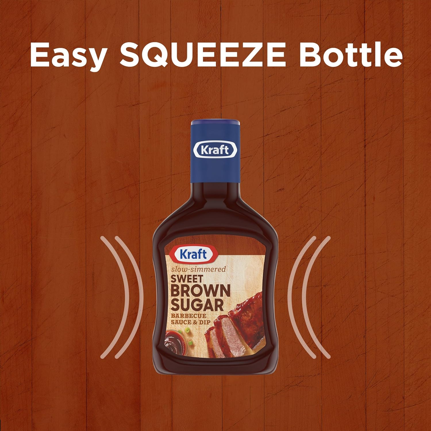 Kraft Sweet Brown Sugar Slow-Simmered Barbecue Sauce, 18 oz Gift Bottle for the Backyard Pitmaster
