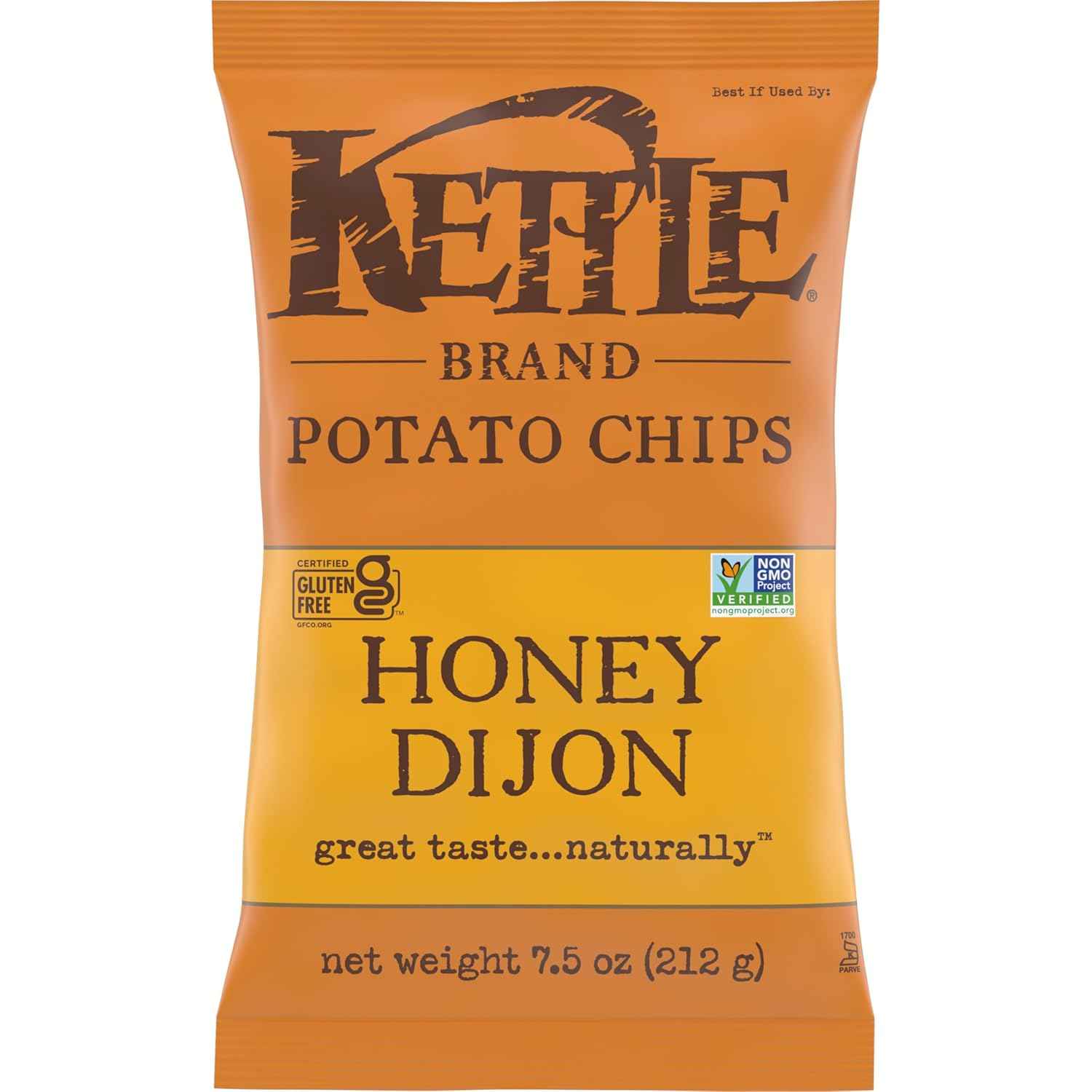 Kettle Brand Potato Chips Backyard Barbeque Kettle Chips, 7.5 Oz – Sturdy Picnic Chips for Beach Days and Hikes
