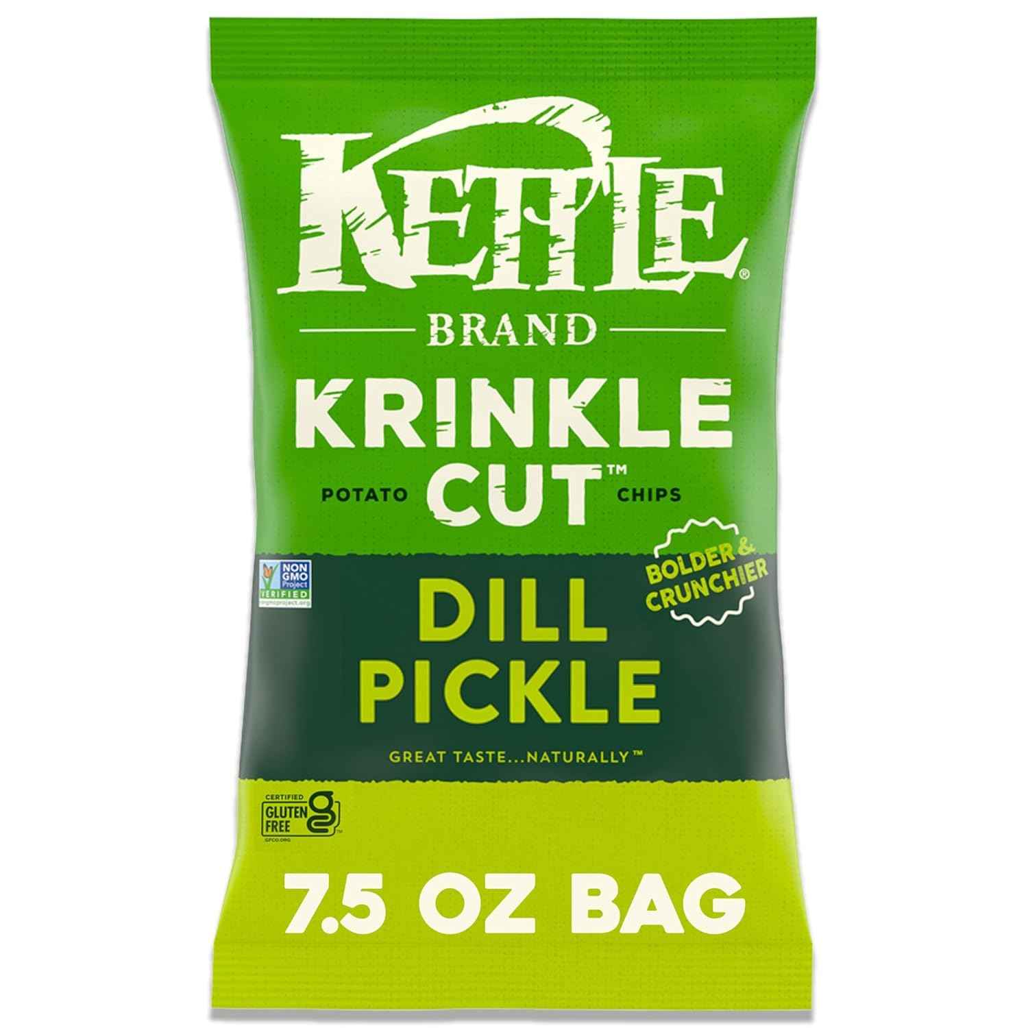 Kettle Brand Potato Chips Sea Salt Kettle Chips, 7.5 Oz – Gluten-Free Lunchbox Chips Kids Actually Eat
