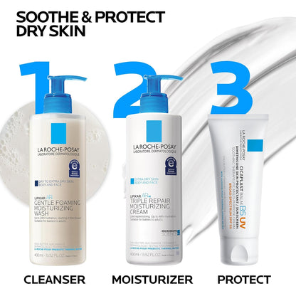La Roche-Posay Cicaplast Balm B5 UV SPF 50 – Nightly Barrier Repair Ritual for Sensitive, Dry Skin