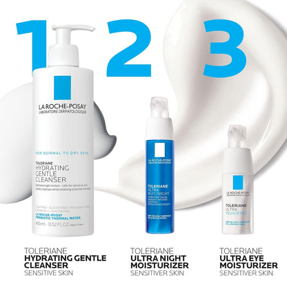 La Roche-Posay Toleriane Dermallergo Night Cream – Hypoallergenic Formula for Sensitive Skin Protection