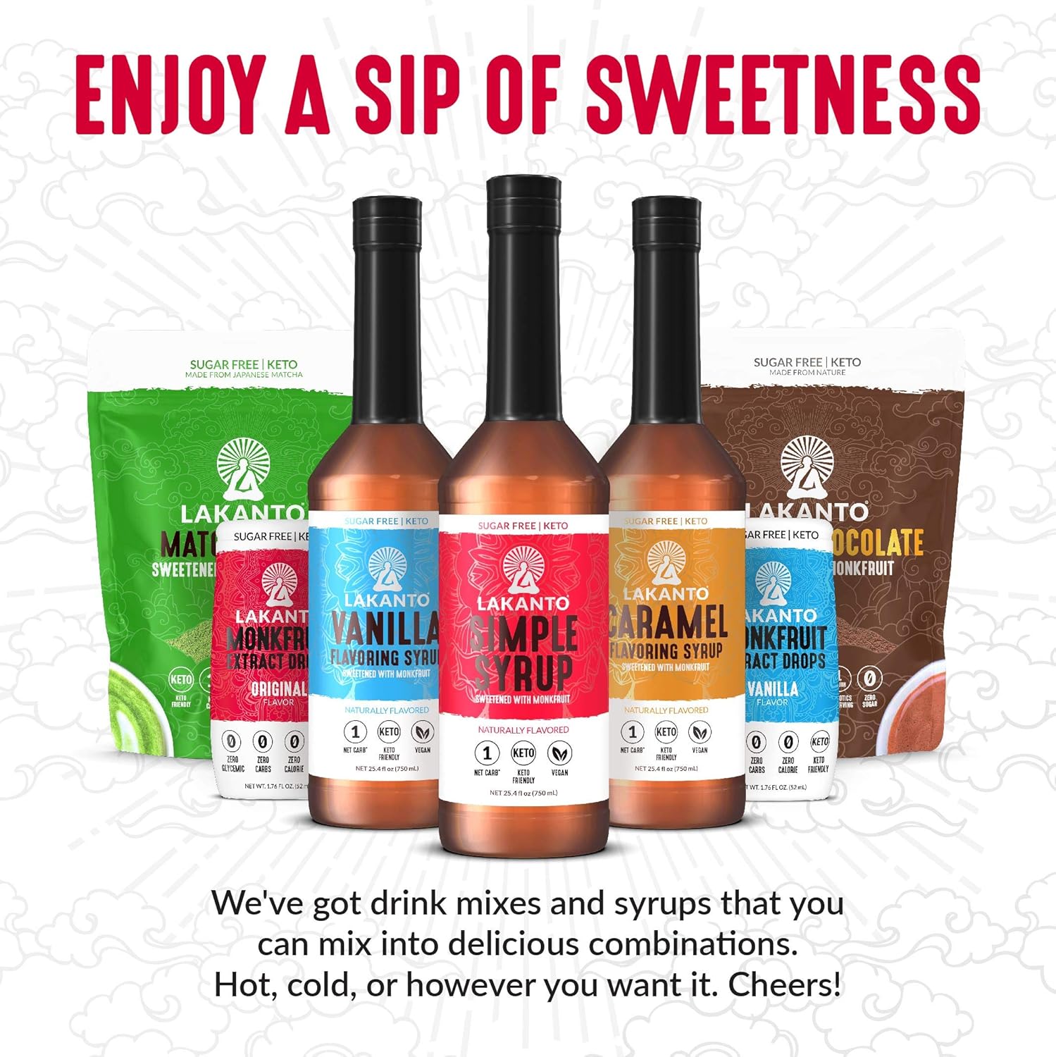 Lakanto Liquid Monk Fruit Drops – Thoughtful Keto Friendly Gift for Her, Stocking Stuffer for Christmas