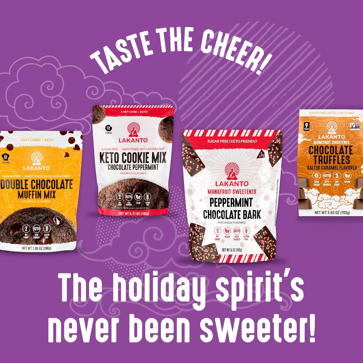 Lakanto Sugar Free Drinking Chocolate - Thoughtful Gourmet Gift for Keto and Diabetic Friends, Monk Fruit Cocoa, 10 oz Pouch