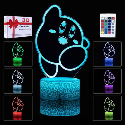 Luminara Optical 3D Lamp – Romantic Valentine's Day Gift for Her, Color-Changing Bedroom Mood Light with Remote