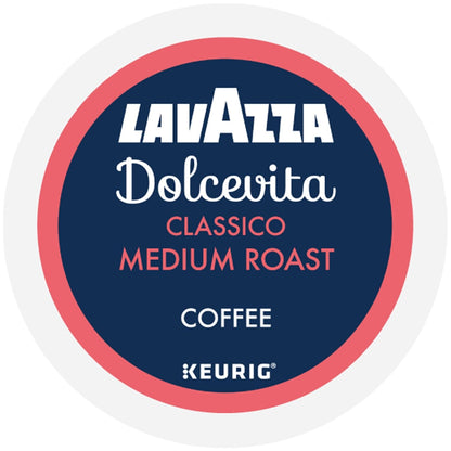 Lavazza Dolcevita Classico K-Cup Pods – Italian Coffee Gift Basket for Mom on Her Birthday