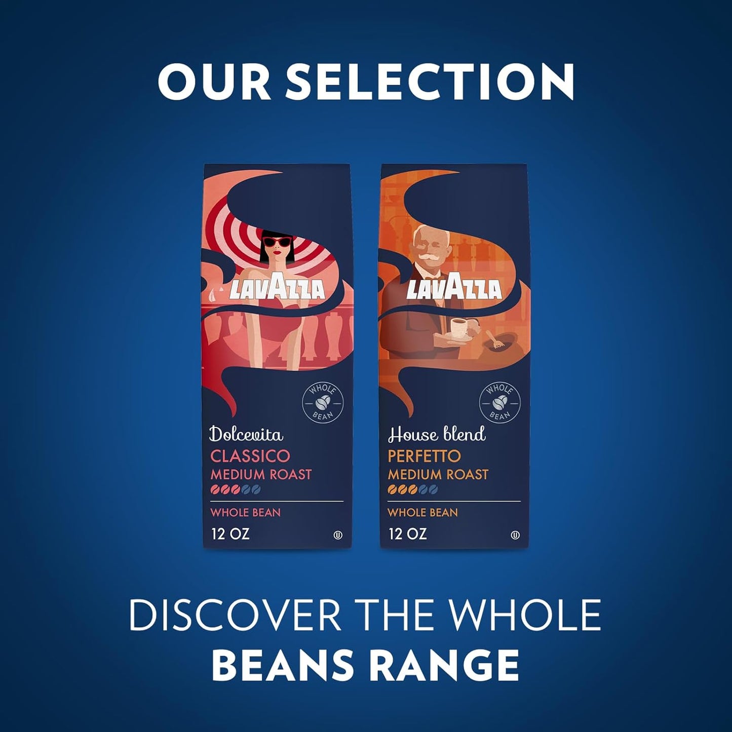 Lavazza House Blend Perfetto Whole Bean Coffee 12oz – Home Office Coffee for Focused Morning Work Sessions, Drip Brewer Medium Roast
