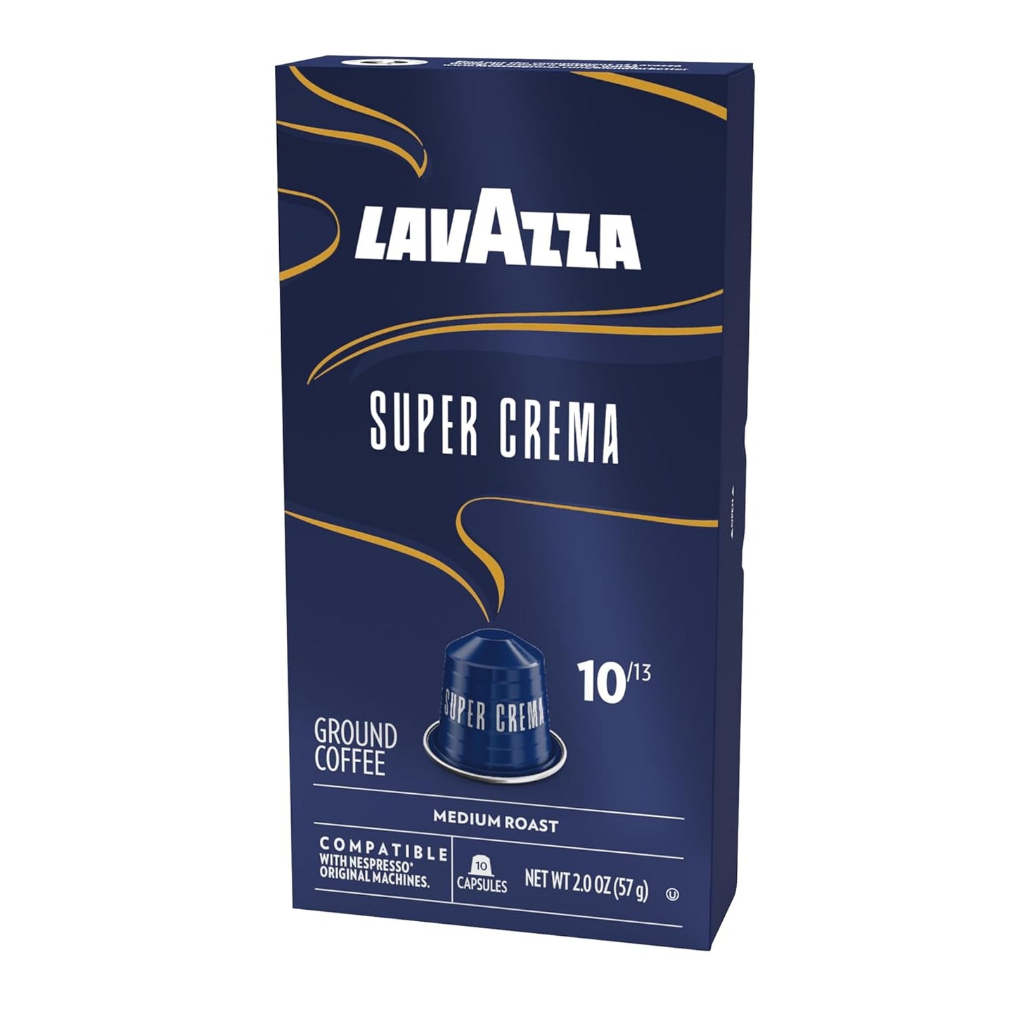 Lavazza Super Crema Aluminum Capsules for Nespresso Original Machines – Mindful Morning Espresso for a Calm Kitchen Ritual