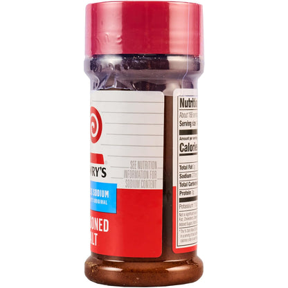 Lawry's 25% Less Sodium Seasoned Salt – Family Kitchen Seasoning with Less Sodium for Kids' Meals