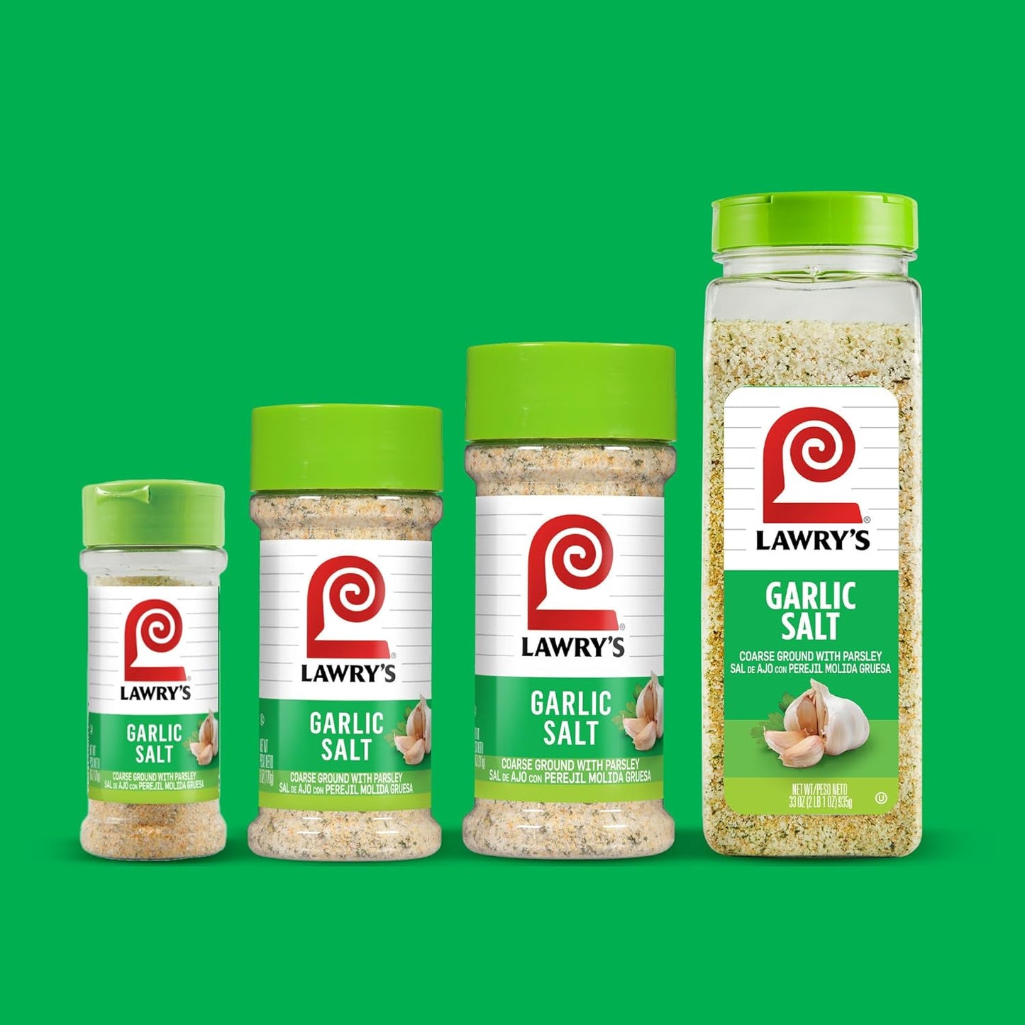 Lawry's Garlic Salt – Clean-Label Pantry Seasoning with No MSG Added, Kosher Certified, 11 oz