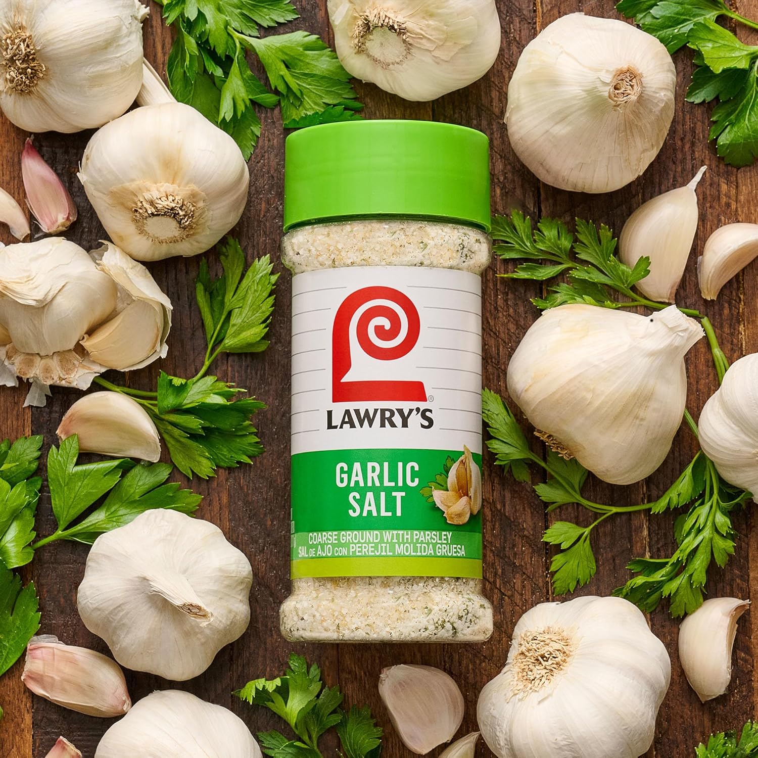 Lawry's Garlic Salt – Clean-Label Pantry Seasoning with No MSG Added, Kosher Certified, 11 oz