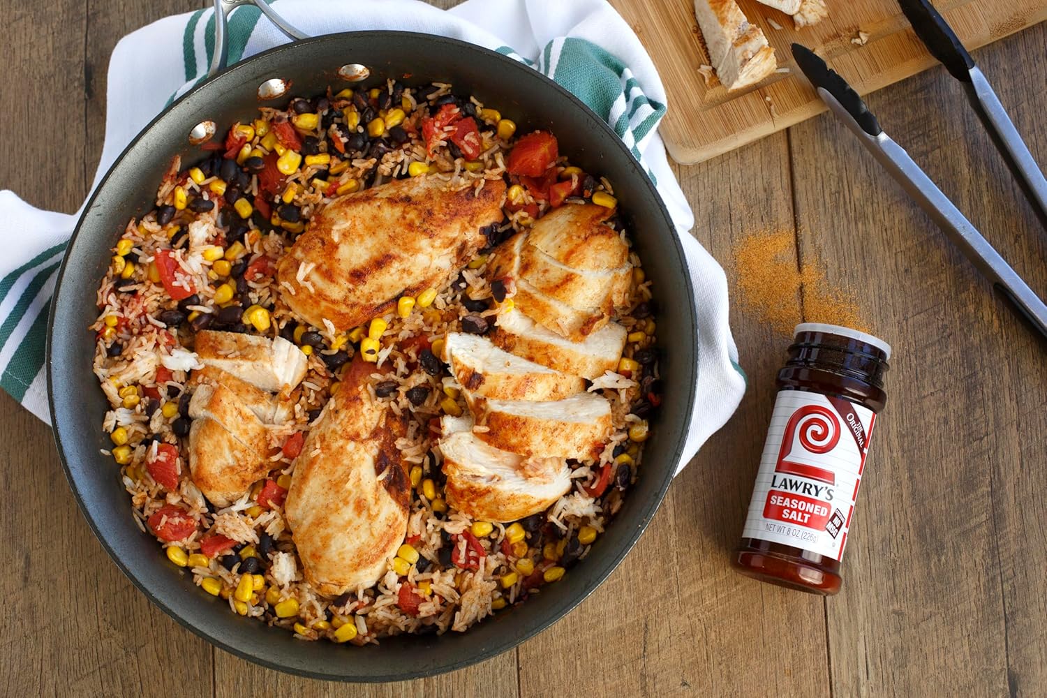Lawry's Seasoned Salt – Single-Shaker Spice Blend for Clutter-Free Countertops
